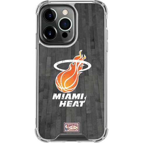 NBA Miami Heat Hardwood Classics iPhone 16 Pro Clear Case